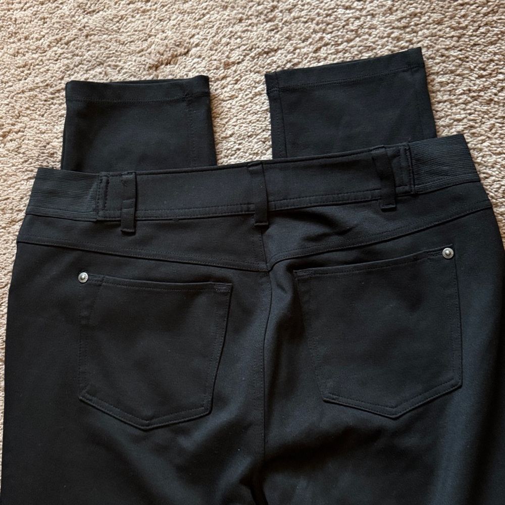 Simply Vera Vera Wang Black Mid-Rise Skinny Straight Leg Jeans. Women Size M - Picture 5 of 8